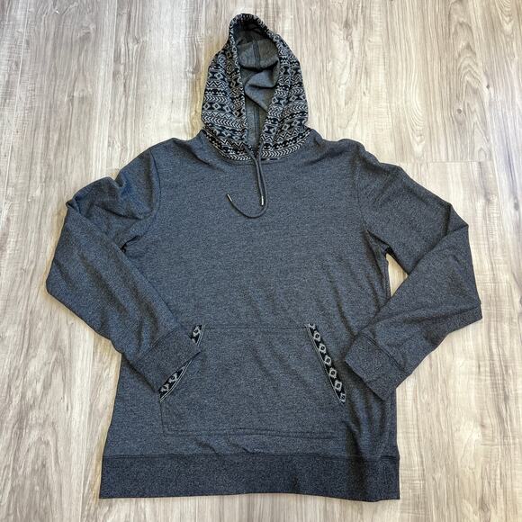 Pacsun Los Angeles Long Sleeve Gray Hoodie, Sweatshirt Size M - Picture 1 of 10